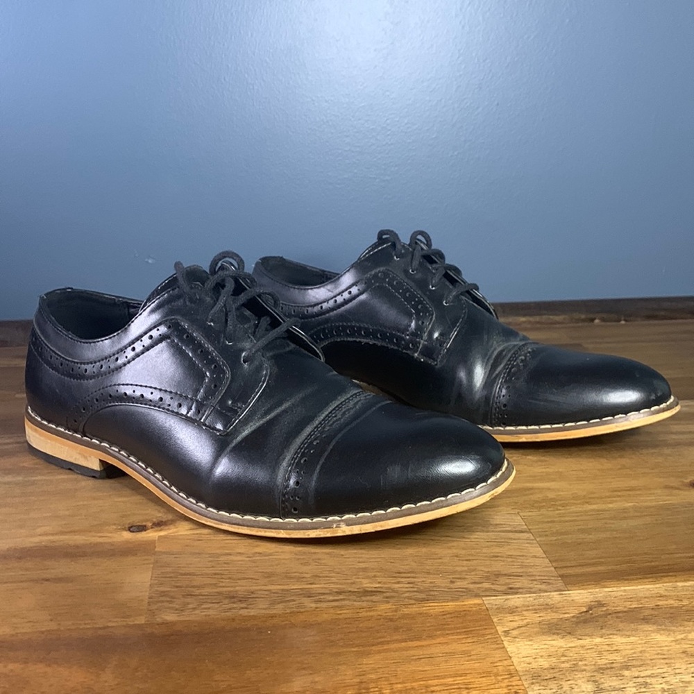 Stacy Adams Kids Shoes Black - Size 5M - Great Condition - Lace Up Shoes